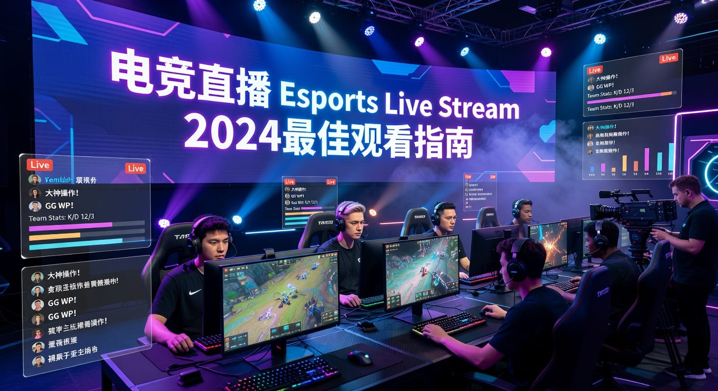 电竞直播 Esports Live Stream：2026观看与分析指南