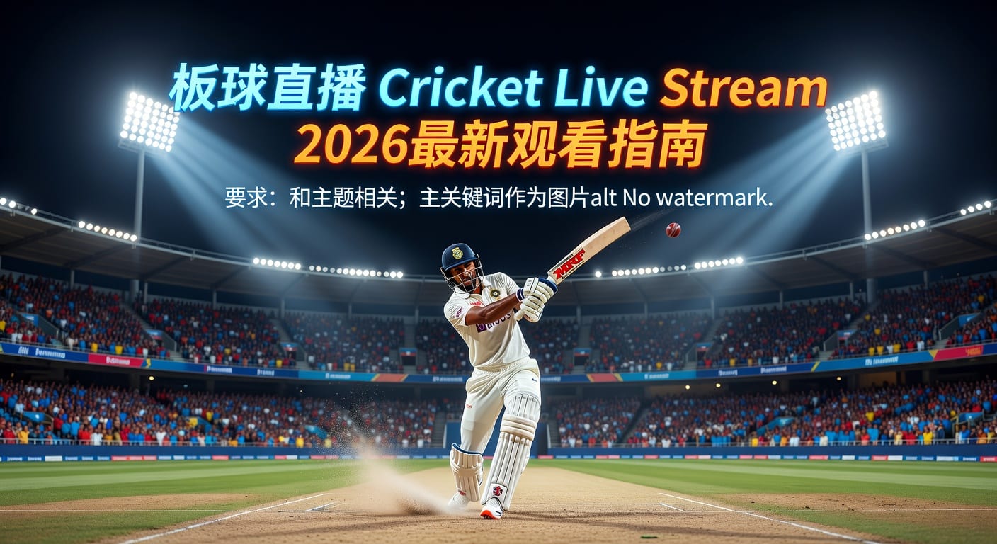 板球直播 Cricket Live Stream：2026年观看与流畅度指南